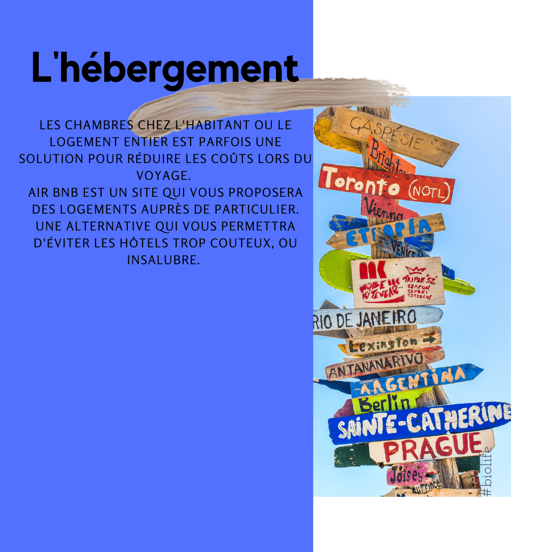 l'hébergement